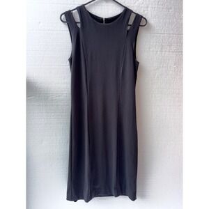 Rag & Bone Shoulder Cutout Sleeveless Sheath Dress Cocktail Modern Black LBD